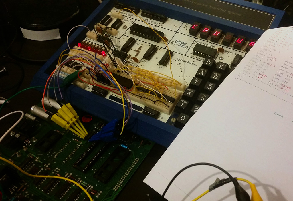 Heathkit ET-4300 mpu and modified sound board
